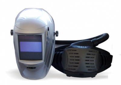 Respirador Libus PAPR AIR WING con Máscara para Soldar Fotosensible